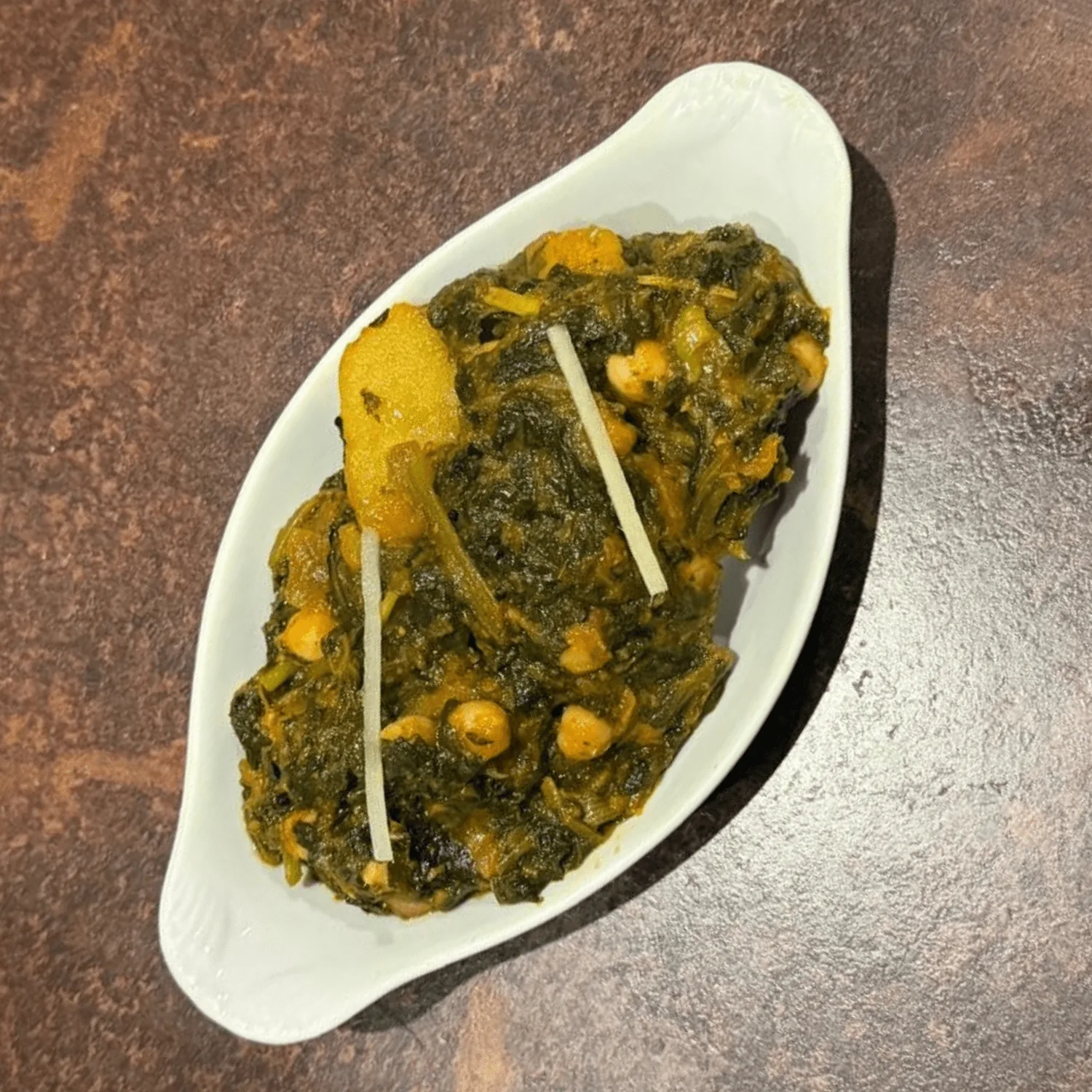 Aloo Chana Saag (VEGAN)