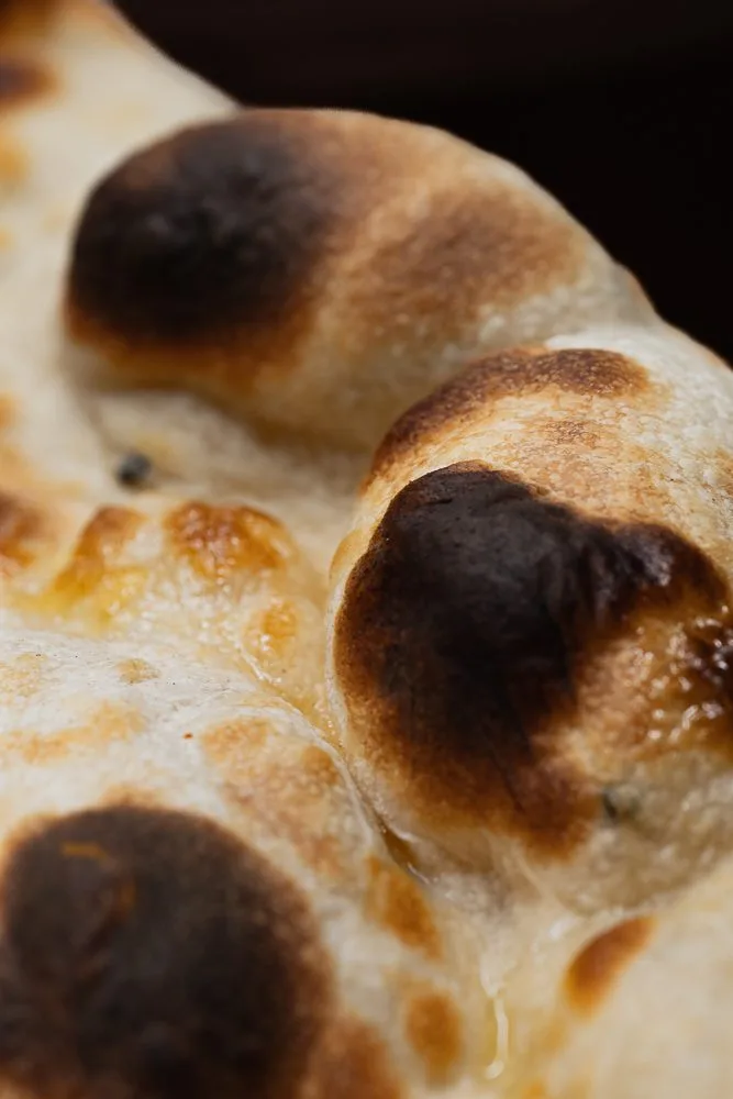 Tandoor Naan Bread Close Up | Annapurna East Sheen Nepalese Restaurant