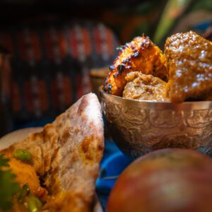 tandoori chicken silver bowl - Annapurna East Sheen